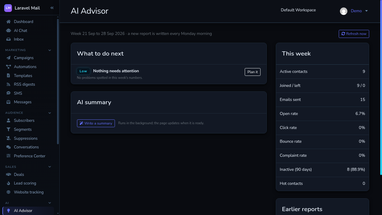 AI Advisor Reports
