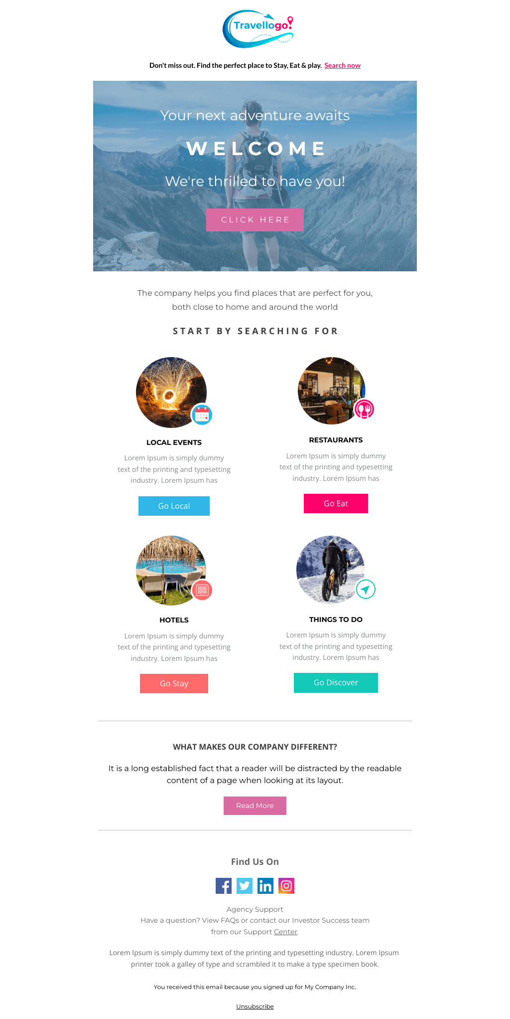 Laravel Mail Template - Adventure Tour