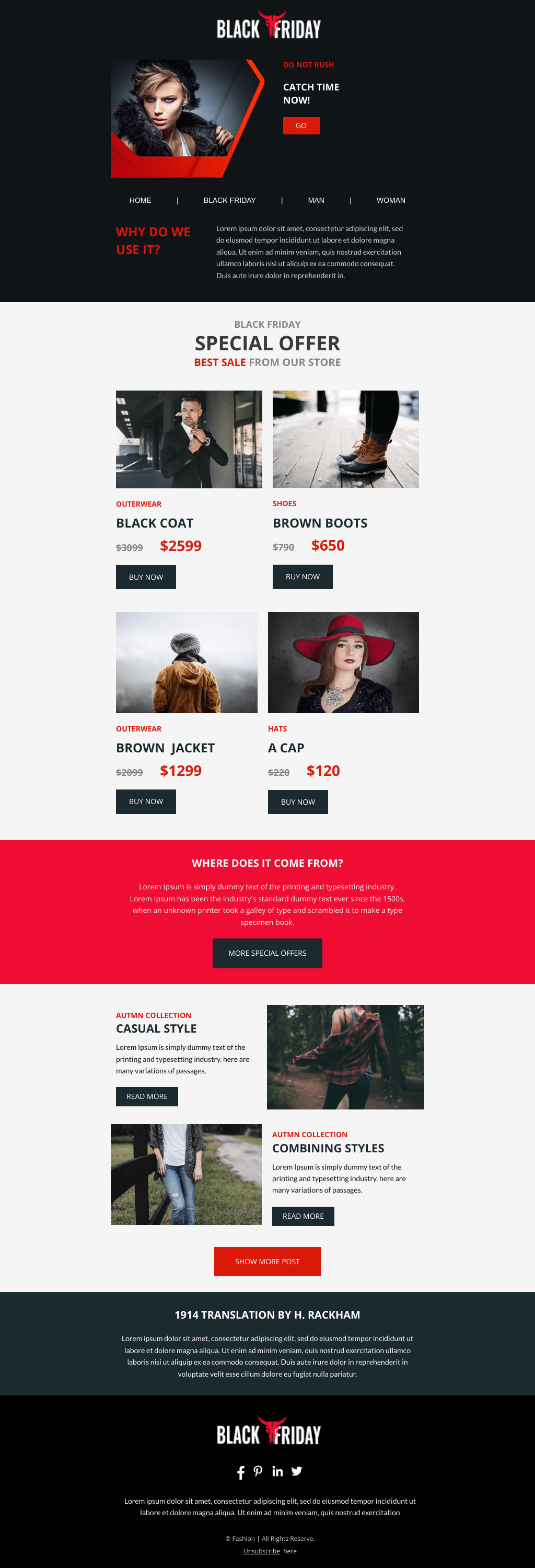 Laravel Mail Template - Black Friday Offer