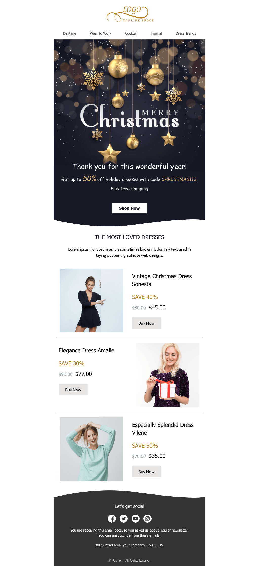Laravel Mail Template - Christmas Mega Sale