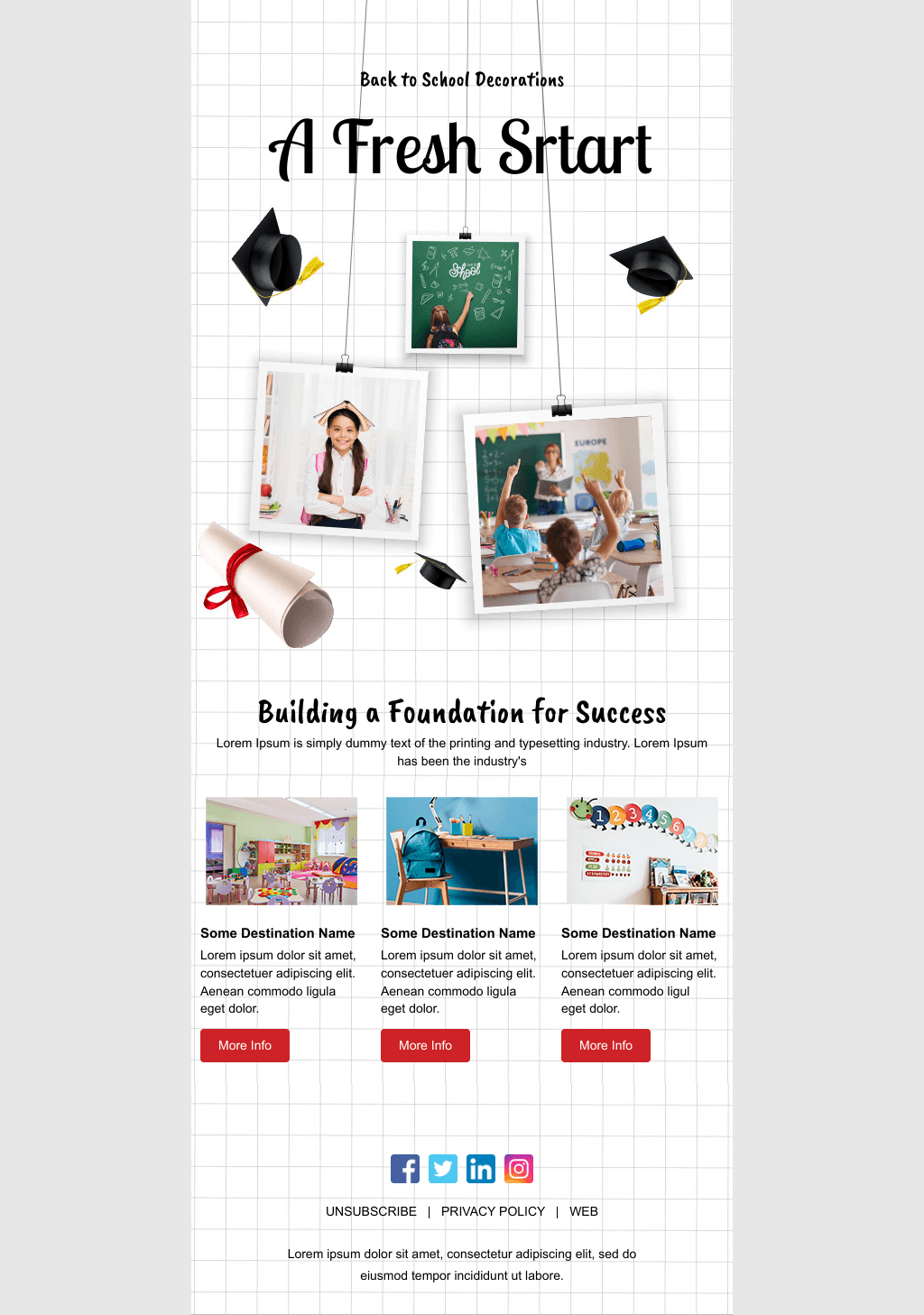 Laravel Mail Template - Decorations