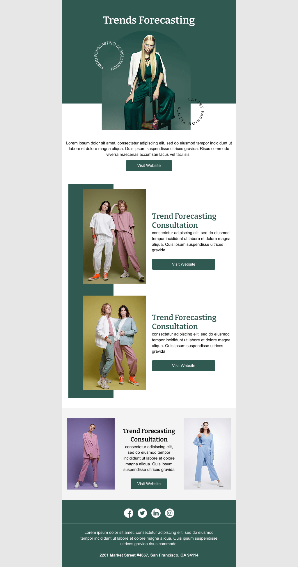 Laravel Mail Template - Fashion Consultation
