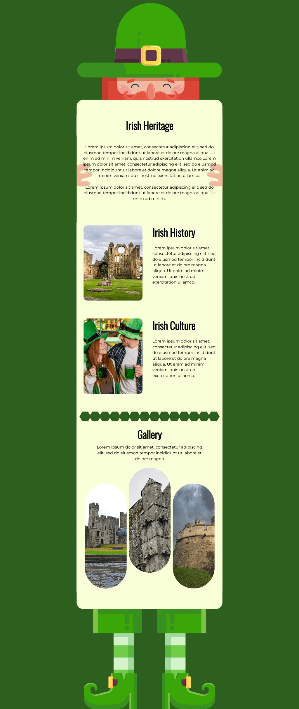 Laravel Mail Template - Irish Heritage