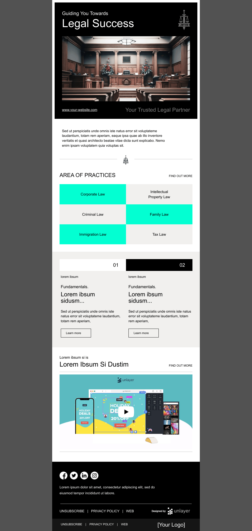Laravel Mail Template - Legal Consultation