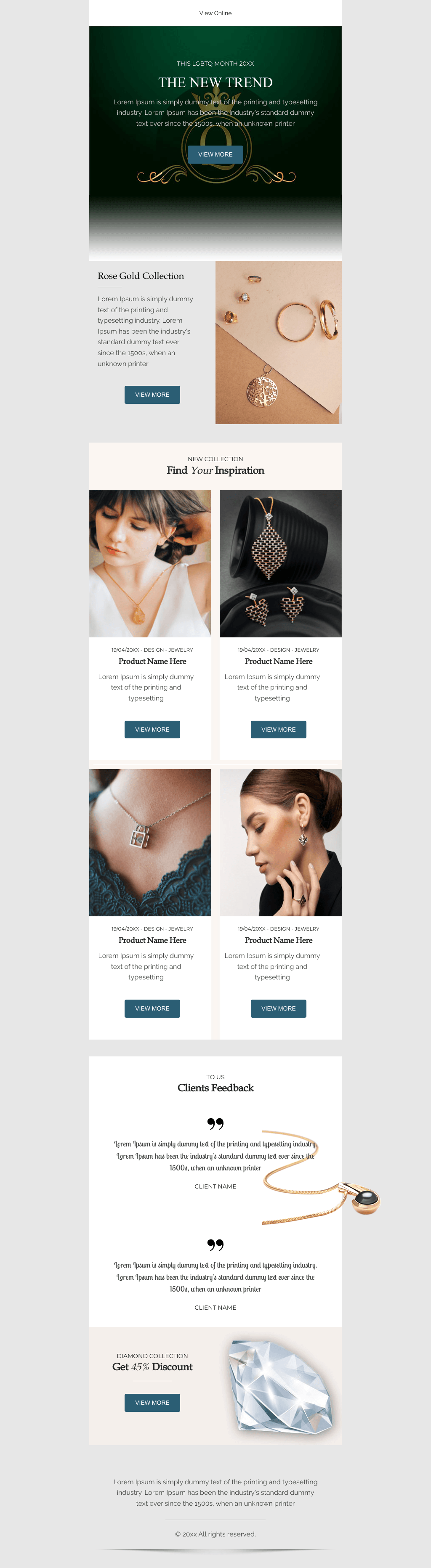 Laravel Mail Template - LGBTQ Jewellery Sale