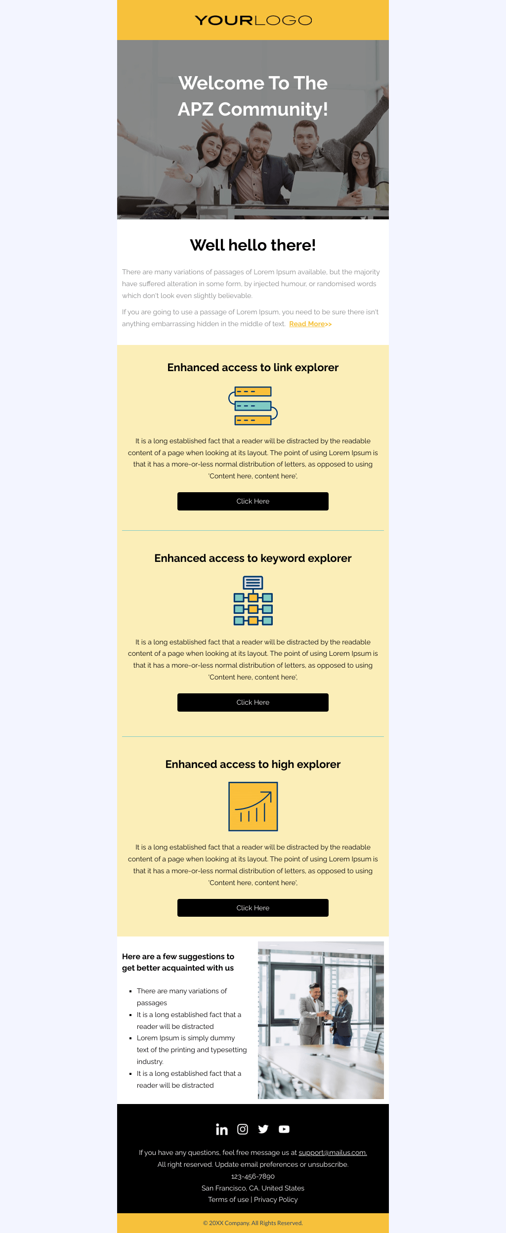 Laravel Mail Template - New Client Onboarding