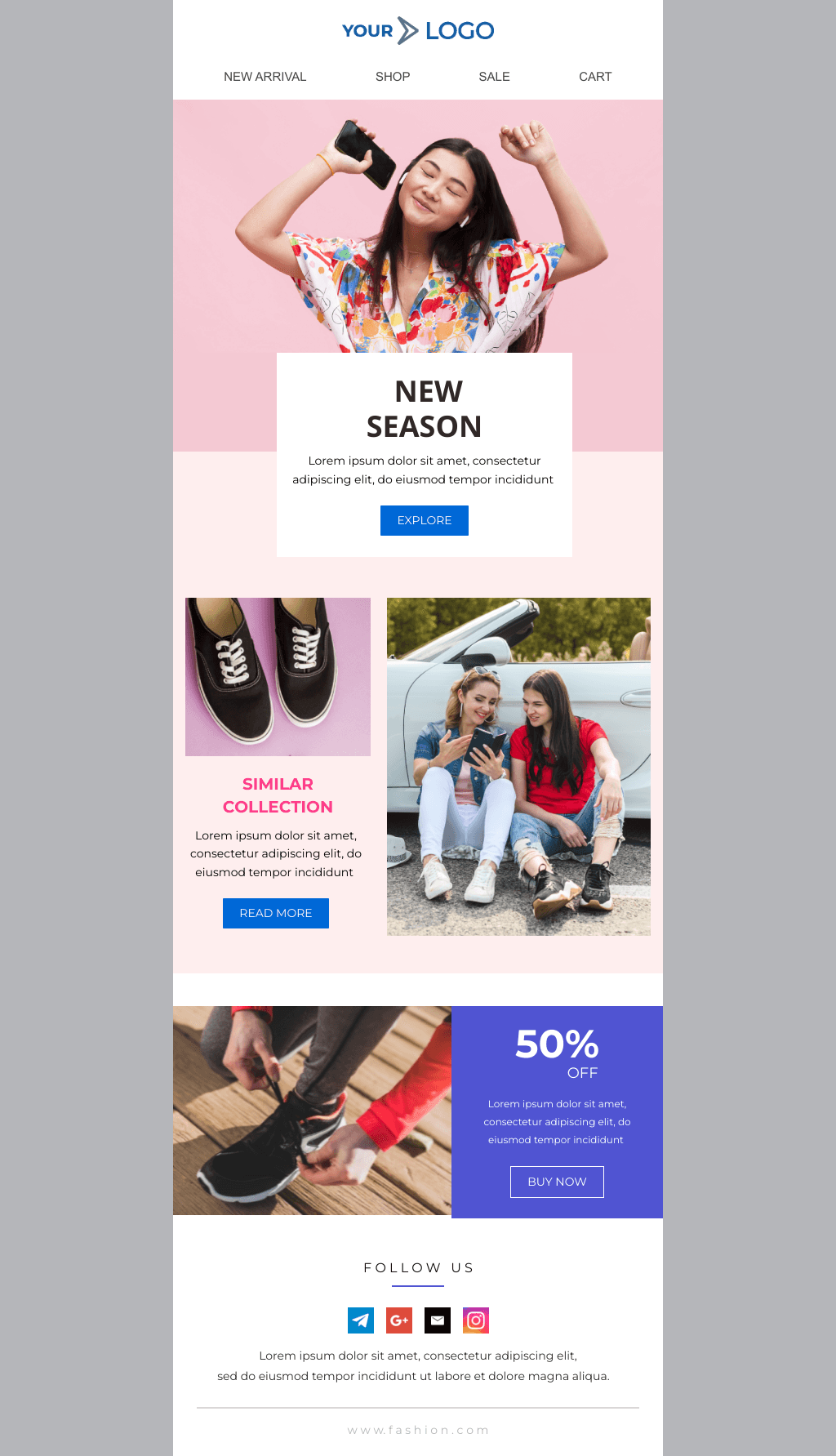 Laravel Mail Template - New Collection