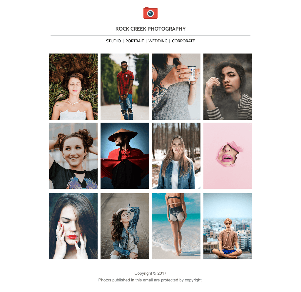 Laravel Mail Template - Portfolio