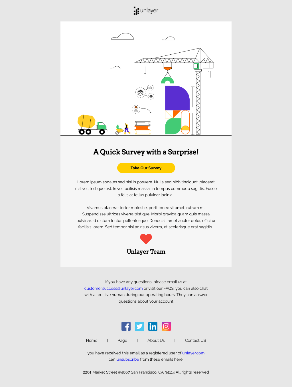 Laravel Mail Template - Quick Question