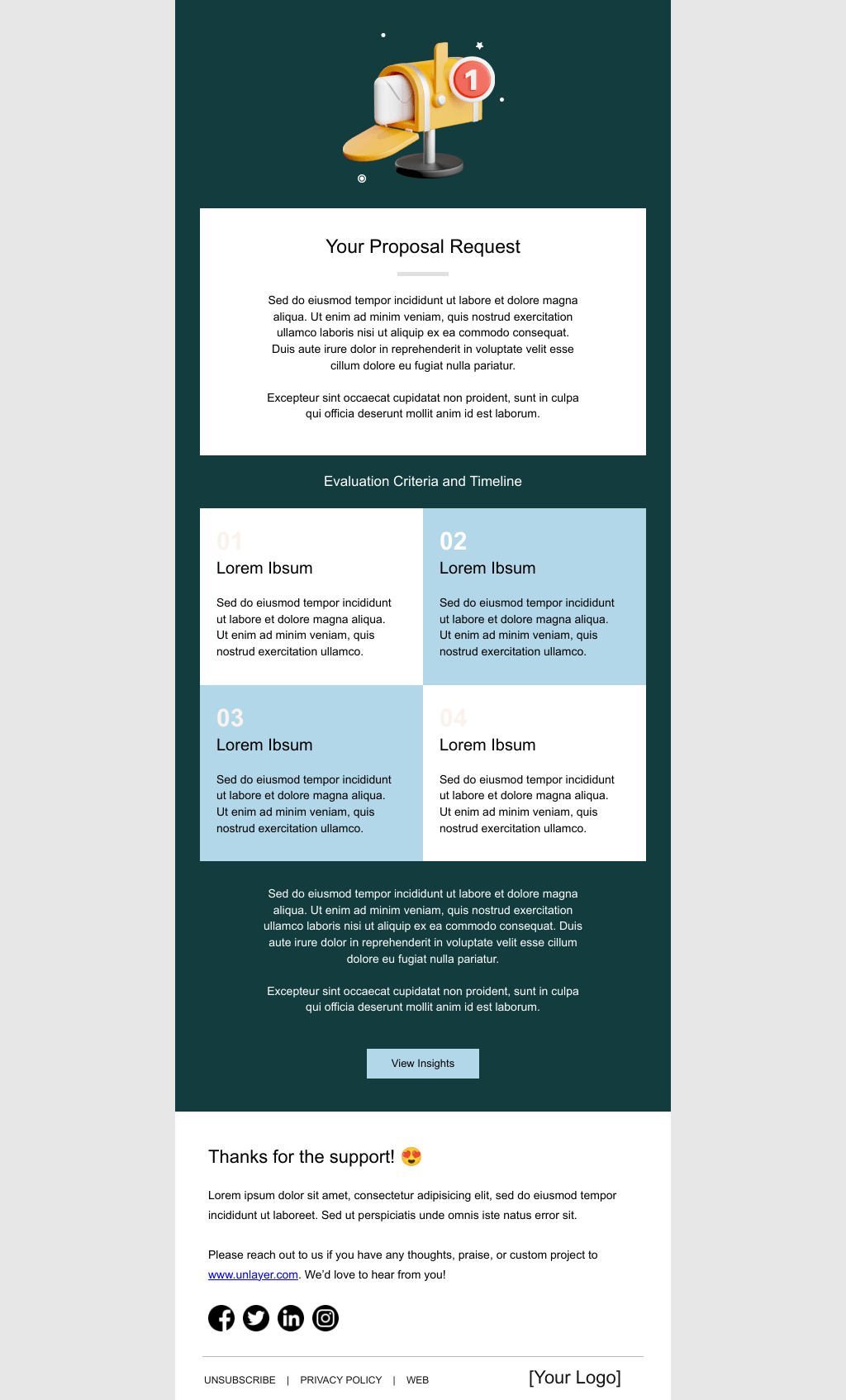 Laravel Mail Template - Vendor Management