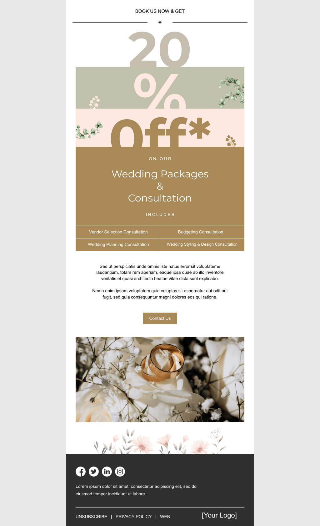 Laravel Mail Template - Wedding Consultation
